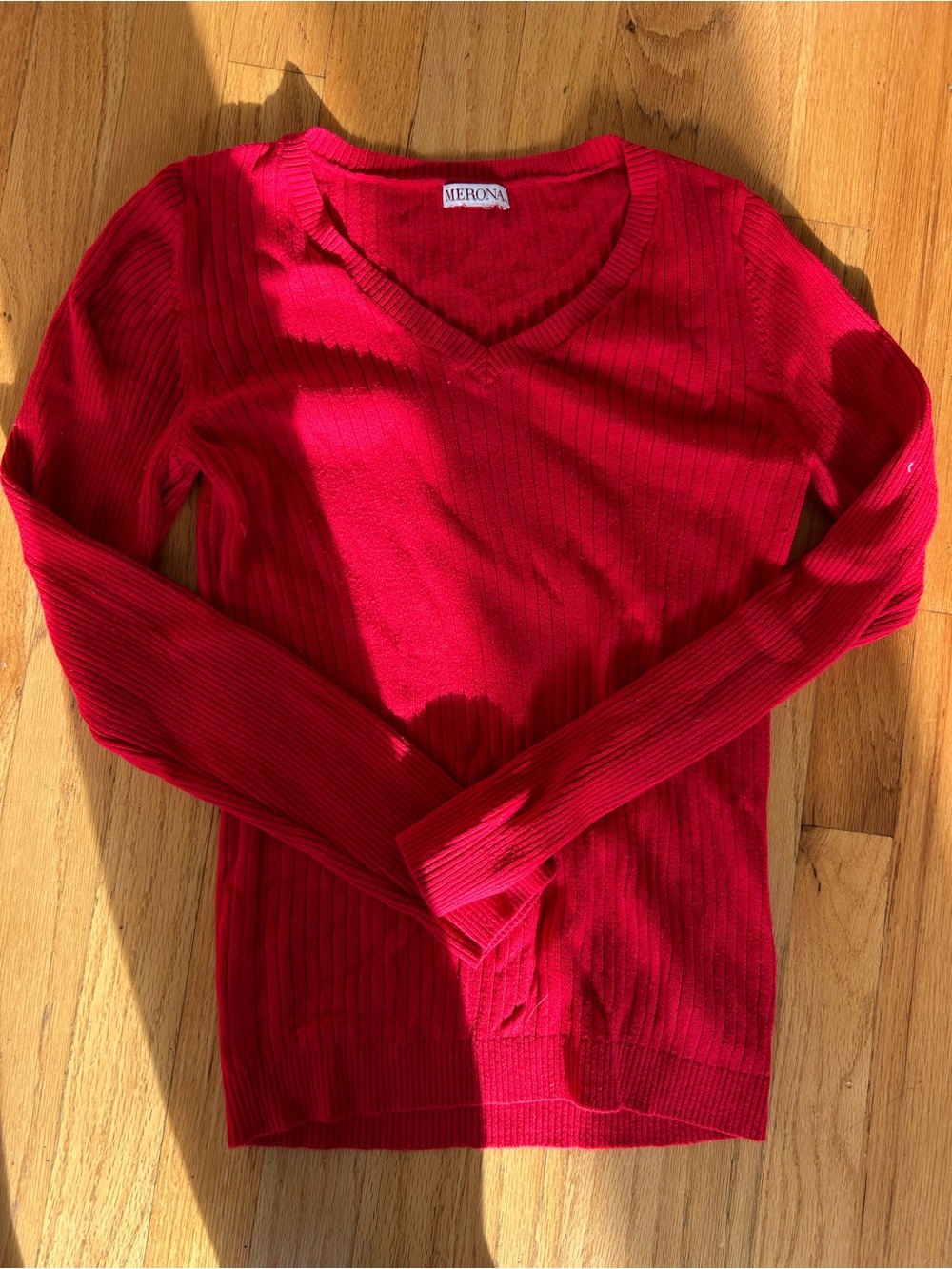 Red Merona V-Neck Sweater